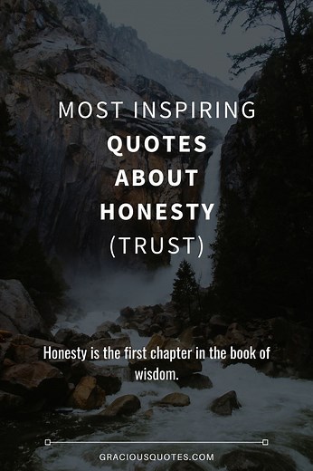 77 Most Inspiring Quotes About Honesty (TRUST)