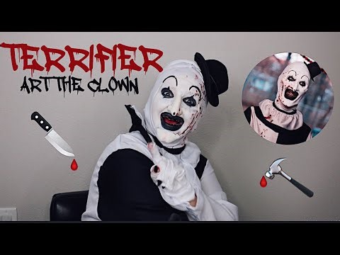 TURNING MYSELF INTO THE TERRIFIER aka ART THE CLOWN | HALLOWEEN TUTORIAL 2025