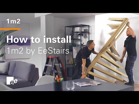 How To Install 1m2 Stairs | EeStairs
