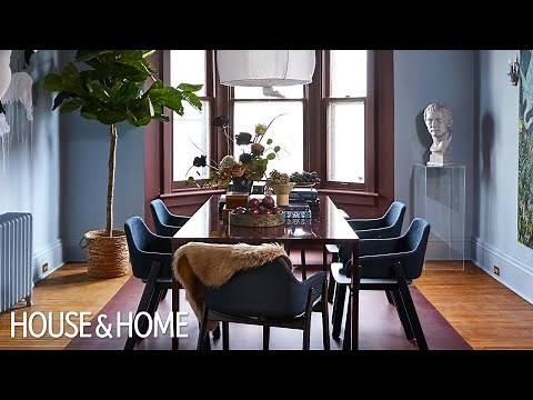 Bold Color DIY: Victorian Dining Room Makeover