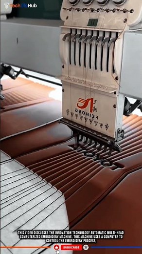 Innovation Technology Embroidery: Automated Computer, Fast & Consistent.
