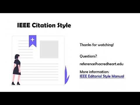 IEEE Citation Style