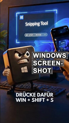 Windows Screenshot mit dem Snipping Tool! #screenshot #screenshots