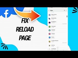 How To Fix And Solve Reload Page On Facebook App
