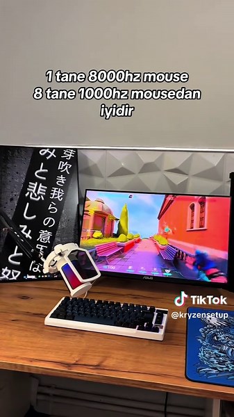 Gaming Room: 8000Hz Mouse Setup