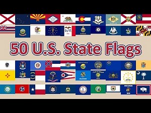 50 US State Flags in 3 Minutes