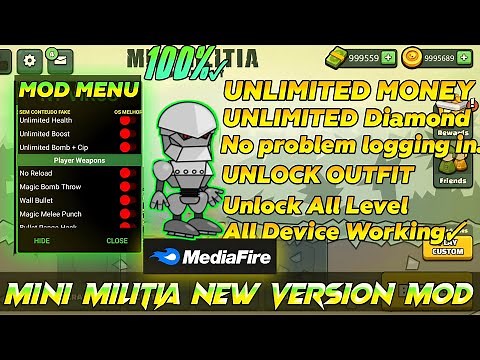 Mini Militia v5.6.0 Mod Menu APK | Unlimited Ammo, Nitro & Health | Anti-Ban | New Features Unlocked