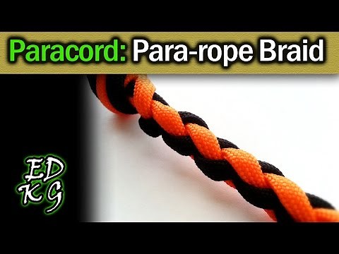 Simple Paracord: Making Rope (4 Strand Round Braid)