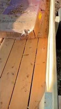 How to install homemade trailer door