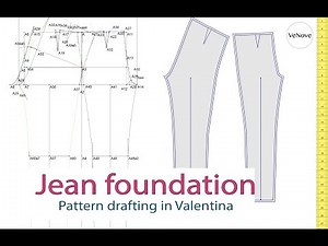 How to draft trousers (jeans) pattern in Valentina/Seamly2D