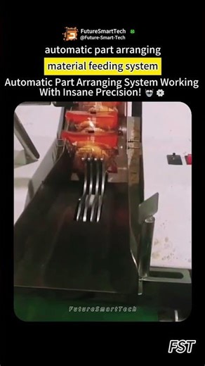 Automatic Part Arranging System Working With Insane Precision! 🤖⚙️