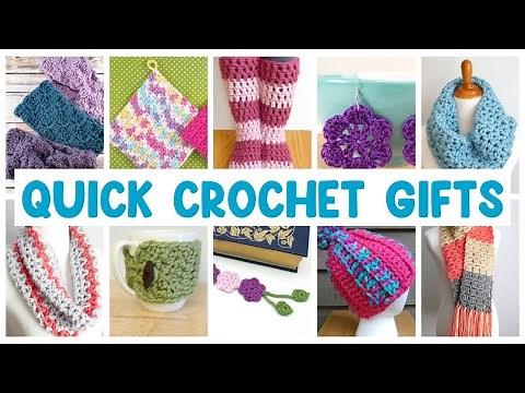 10 QUICK Crochet Gifts (BEGINNER Friendly!)