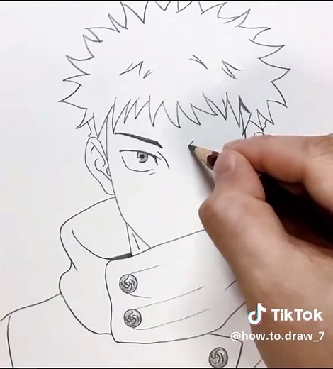 How to Draw Yuji Itadori: Step-by-Step Tutorial