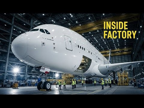 Inside the World’s Biggest Aircraft Factory – Commercial Airplane Assembly #insidefactory #aviation