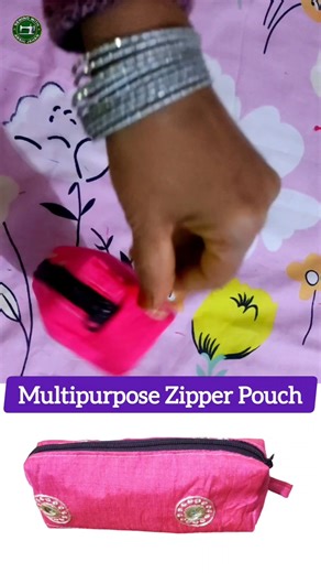 DIY | Zippered Box Pouch Sewing Tutorial | Multipurpose Zipper Pouch | DIY Pencil Case