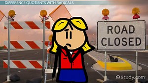 How to Find the Difference Quotient with Radicals