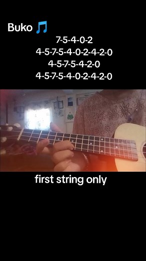 Learn to Play Buko on Ukulele - First String Tutorial