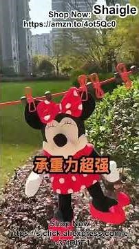 Retractable Portable Clothesline for Travel – Compact Laundry Drying Line with 12 Clips