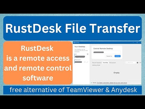 Rustdesk Copy and Paste file directly in a remote desk (Urdu)