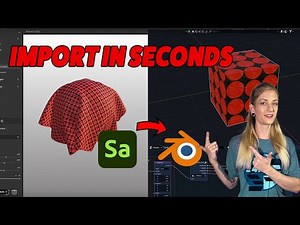 Quick Tutorial: Adobe Substance Materials to Blender IN UNDER 2 MINUTES