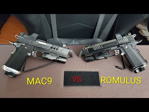 Alpha Foxtrot Romulus vs MAC9 DS Comp Comparison #viralvideo #edc #gunculture #gunsafety