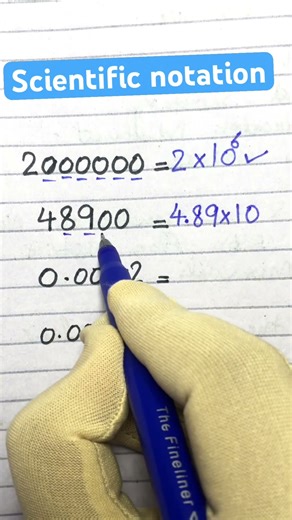 Express in scientific notation|easy method of scientific notation |learn with logic