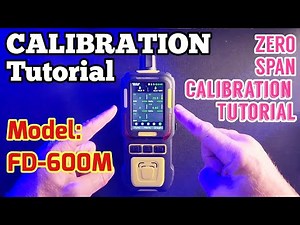 FD-600M Calibration (Tutorial)