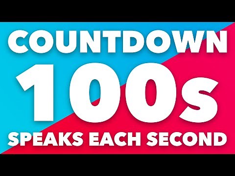 100 Second Timer with Voice Countdown