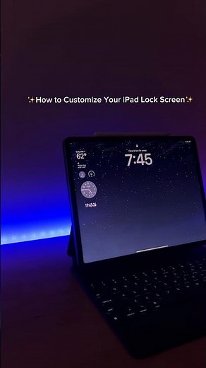 iPad Lock Screen Tutorial 📱✨ #ipad #ios17