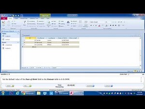 ICDL Using Databases