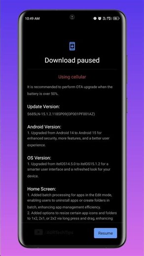 itel S25 Android 15 Update is LIVE! #shorts