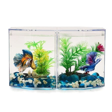 Fish Breeder Box, Octagonal 2 Sections Fish Isolation Box Multipurpose   for Fish Breeding - Walmart.ca