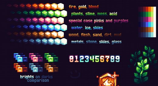 Retro Game Colour Palettes And Tools