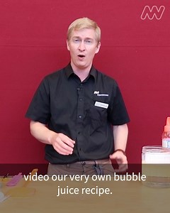 33K views · 447 reactions | What’s more fun than bubbles?! In this video, Douglas shows you how to experiment with bubbles at home, including how to make a bubble snake.  You can find our bubble juice recipe and step by step instructions here: https://bit.ly/2ztbGGO And don't forget to share your bubble creations with us by tagging Scienceworks | Scienceworks | Facebook