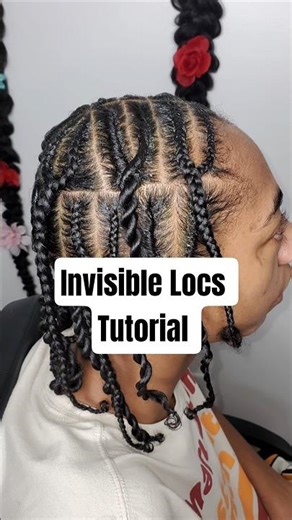 Men Invisible Locs Tutorial | Natural, Clean & Protective Hairstyle🔥
