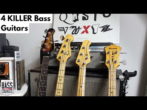 The 4 Basses I Use The Most (Out Of 19!)