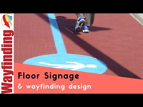 Guide to Floor, Pavement & Sidewalk Wayfinding Signage