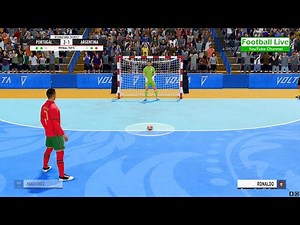 FIFA 23 | Portugal vs. Argentina | Penalty Shootout Futsal | Messi vs Ronaldo - Gameplay PC