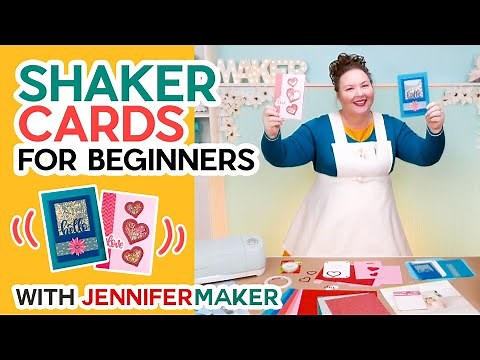 Shaker Cards for Beginners -- From Start to Finish Tutorial Using the Cricut!