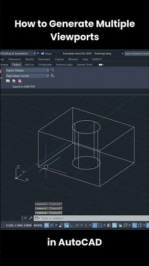 How to Generate Multiple Viewports in AutoCAD | Step-by-Step Guide