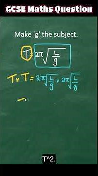 Rearranging Formulae Made Easy 💡 | GCSE Maths #gcsemaths