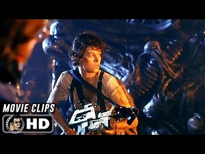 ALIENS "Xenomorph Shootout" Clip (1986) James Cameron