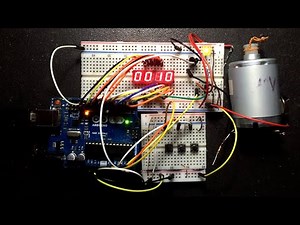 Arduino Coil Winder automatic stop DC Motor & Relay TEST project