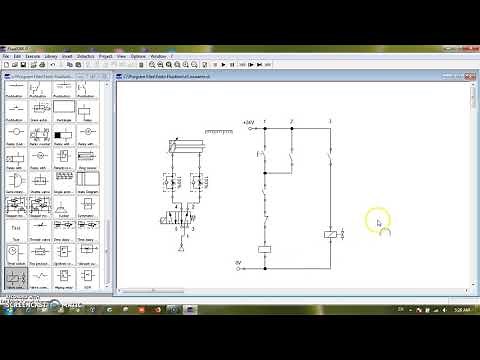 Tutorial! Fluidsim pneumatic satu silinder start maju dan mundur otomatis dengan sensor limit switch