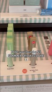 I Found a $3 SUMMER FRIDAYS Dupe…😳 #preppy #freepreppyclip #beautyproducts #lippie #sephora