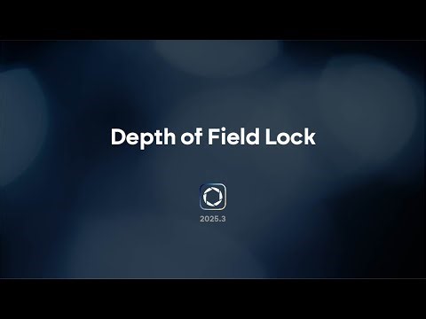 KeyShot Studio - Depth of Field Lock in Camera Settings