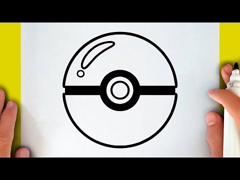 HOW TO DRAW A POKEBALL