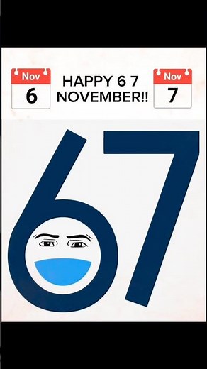 Happy 6 & 7 November! 🥳🎉 #pokigames #67 #sixseven