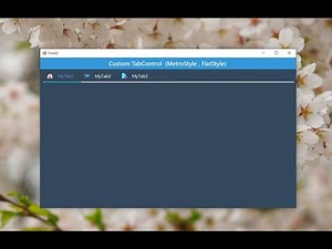 Custom TabControl in vb.net - (Two Styles #FlatStyle #LineStyle) | MalluCoder