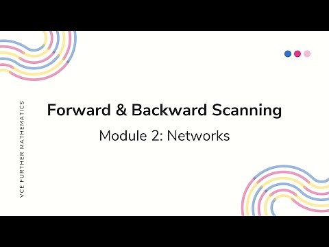 Forward & Backward Scanning